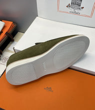Cargar imagen en el visor de la galería, Mocasín Low OLIVE Herm