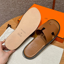 Carregar imagem no visualizador da galeria, Sandália "Izmir" hermes black Marrom