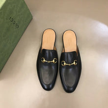 Carregar imagem no visualizador da galeria, Gucci Princetown Slipper Black Leather