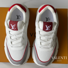 Carregar imagem no visualizador da galeria, Tênis New Louis Vuitton Branco/Vermelho