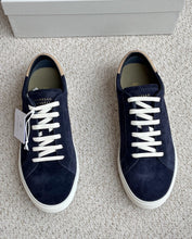 Carregar imagem no visualizador da galeria, Tênis Brunello Cucinelli Camurça Azul Escuro