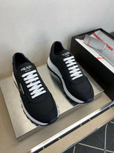 Carregar imagem no visualizador da galeria, Prada PRAX 01 Sneakers Re-Nylon Brushed Leather Black White