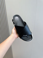 Cargar imagen en el visor de la galería, Hermes Sandalias Infra Black White