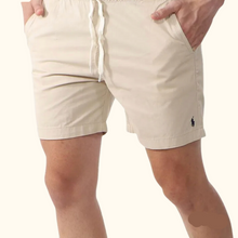 Cargar imagen en el visor de la galería, Short Ralph Lauren Masculino Sarga Chino Black Icon Caqui Claro