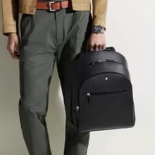 Carregar imagem no visualizador da galeria, Mochila Montblanc Preta Sartorial