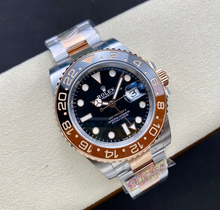Carregar imagem no visualizador da galeria, Rolex GMT-Master II 'Root Beer' aço inoxidável ouro rose "Super C"