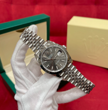 Carregar imagem no visualizador da galeria, Rolex Datejust 41mm Aço Inoxidável Mostrador De Ardósia Jubilee "Super C"