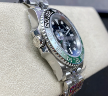 Carregar imagem no visualizador da galeria, Rolex GMT-Master II 40MM "Sprite" Jubilee de Aço Inoxidável "Super C"