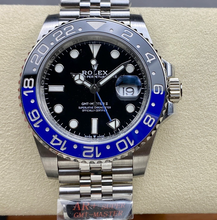 Carregar imagem no visualizador da galeria, Rolex GMT-Master II 40MM "Batgirl" Jubilee de Aço Inoxidável "Super C"