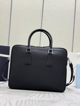 Carregar imagem no visualizador da galeria, Prada Saffiano Leather Briefcase Black