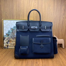 Carregar imagem no visualizador da galeria, Hermès Haut à Courroies Blue