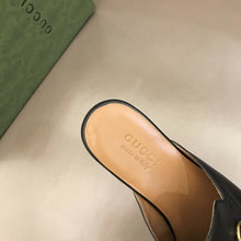 Carregar imagem no visualizador da galeria, Gucci Princetown Slipper Black Leather