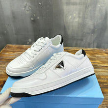 Carregar imagem no visualizador da galeria, Prada Downtown Low Top Sneakers Leather White White Black
