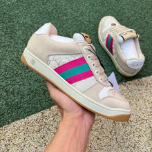 Carregar imagem no visualizador da galeria, Gucci Screener Cream Leather