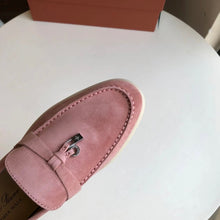 Carregar imagem no visualizador da galeria, Mocassim Loro Piana Summer Cad Light Pink