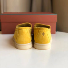 Carregar imagem no visualizador da galeria, Mocassim Loro Piana Summer Cad Yellow Suede
