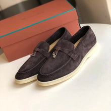 Carregar imagem no visualizador da galeria, Mocassim Loro Piana Summer Cad Dark Brown