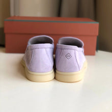 Carregar imagem no visualizador da galeria, Mocassim Loro Piana Summer Cad Light Lavender