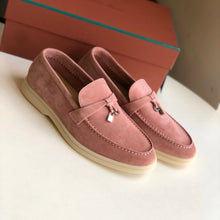 Carregar imagem no visualizador da galeria, Mocassim Loro Piana Summer Cad Light Pink