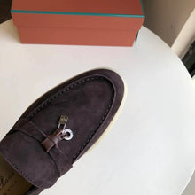 Carregar imagem no visualizador da galeria, Mocassim Loro Piana Summer Cad Dark Brown