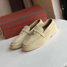 Carregar imagem no visualizador da galeria, Mocassim Loro Piana Summer Cad Light Beige