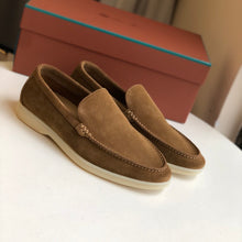 Carregar imagem no visualizador da galeria, Mocassim Summer Walk da Loro Piana Marrom 2
