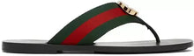 Carregar imagem no visualizador da galeria, GUCCI Red &amp; Green Kika Thong Sandals
