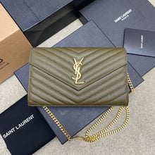 Carregar imagem no visualizador da galeria, Saint Laurent Should Bag green
