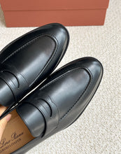 Carregar imagem no visualizador da galeria, Sergio Loafer Loro Piana Calfskin Black
