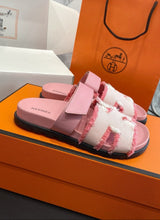 Carregar imagem no visualizador da galeria, Hermes Chypre  Sandal Pink Leather
