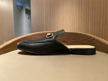 Carregar imagem no visualizador da galeria, Gucci Princetown Slipper Black Leather
