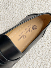 Carregar imagem no visualizador da galeria, Sergio Loafer Loro Piana Calfskin Black
