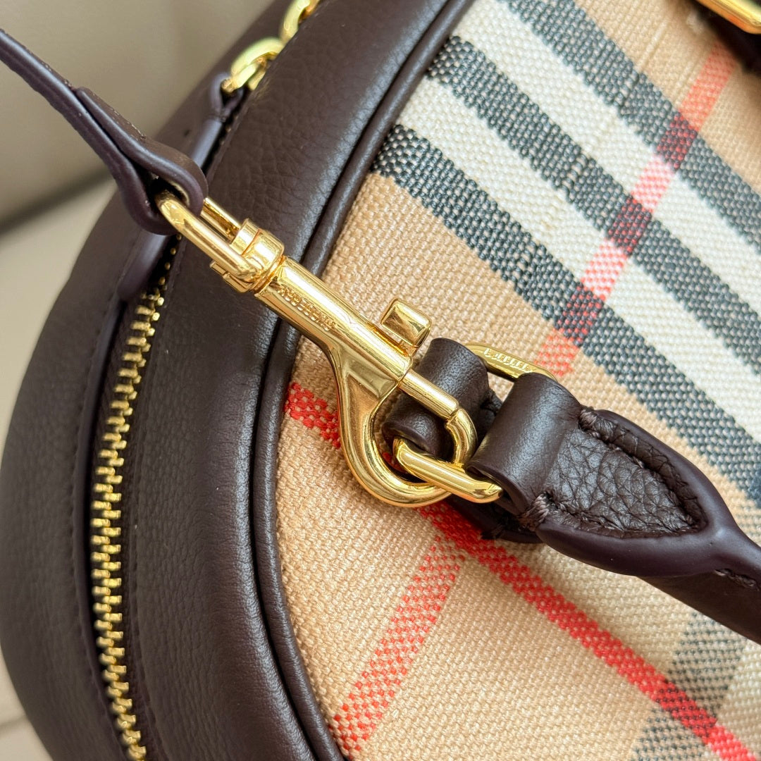 Bolsa Burberry Mini Highlands Bowling Bag