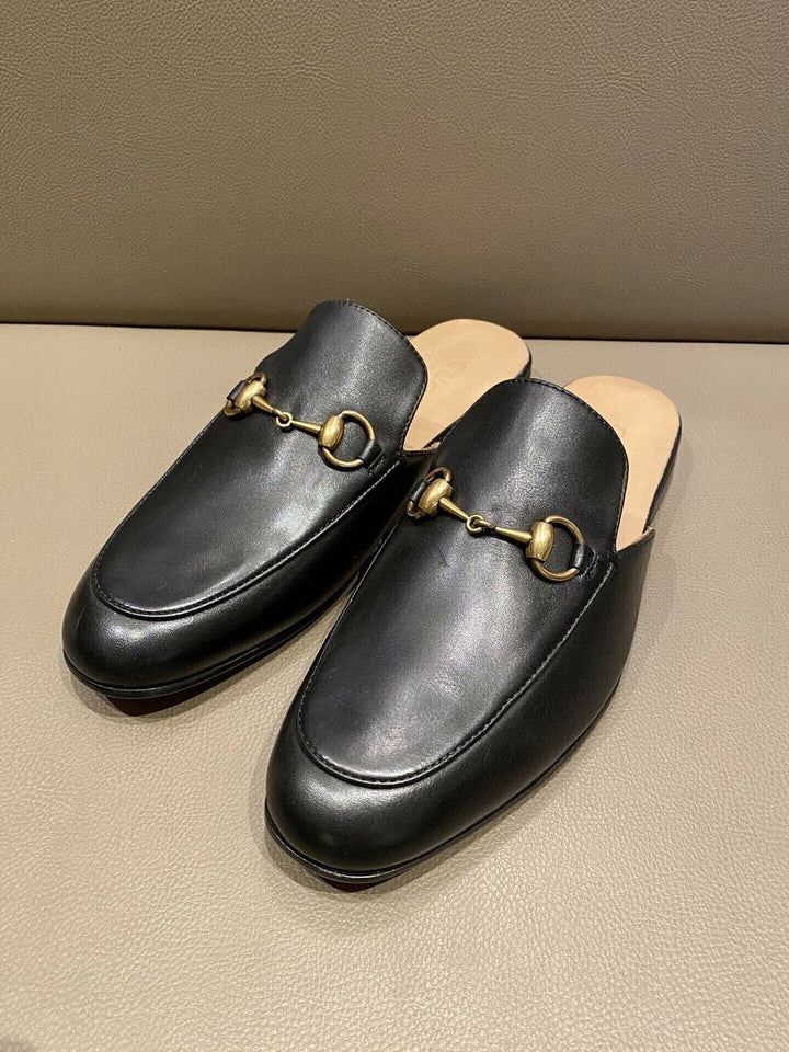Gucci Princetown Slipper Piel Negra