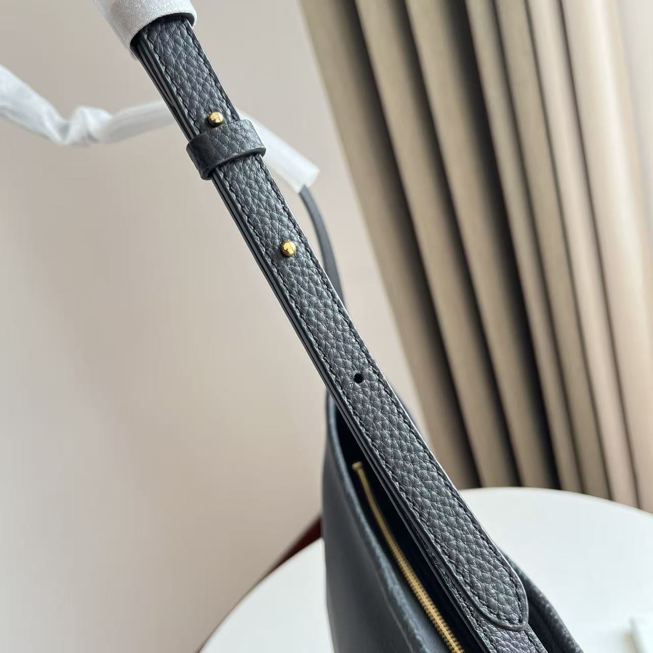 Bolsa Burberry Preta Small Highlands Shoulder Bag