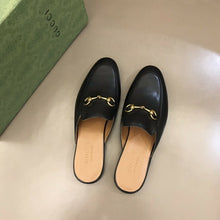 Carregar imagem no visualizador da galeria, Gucci Princetown Slipper Black Leather
