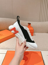 Carregar imagem no visualizador da galeria, Tênis Hermès Branco,Azul,Laranja
