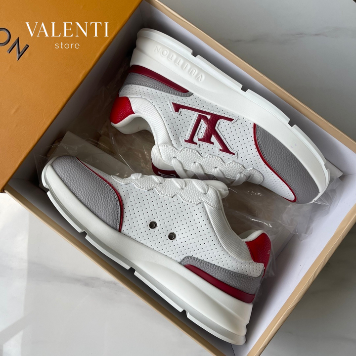 Tênis New Louis Vuitton Branco/Vermelho