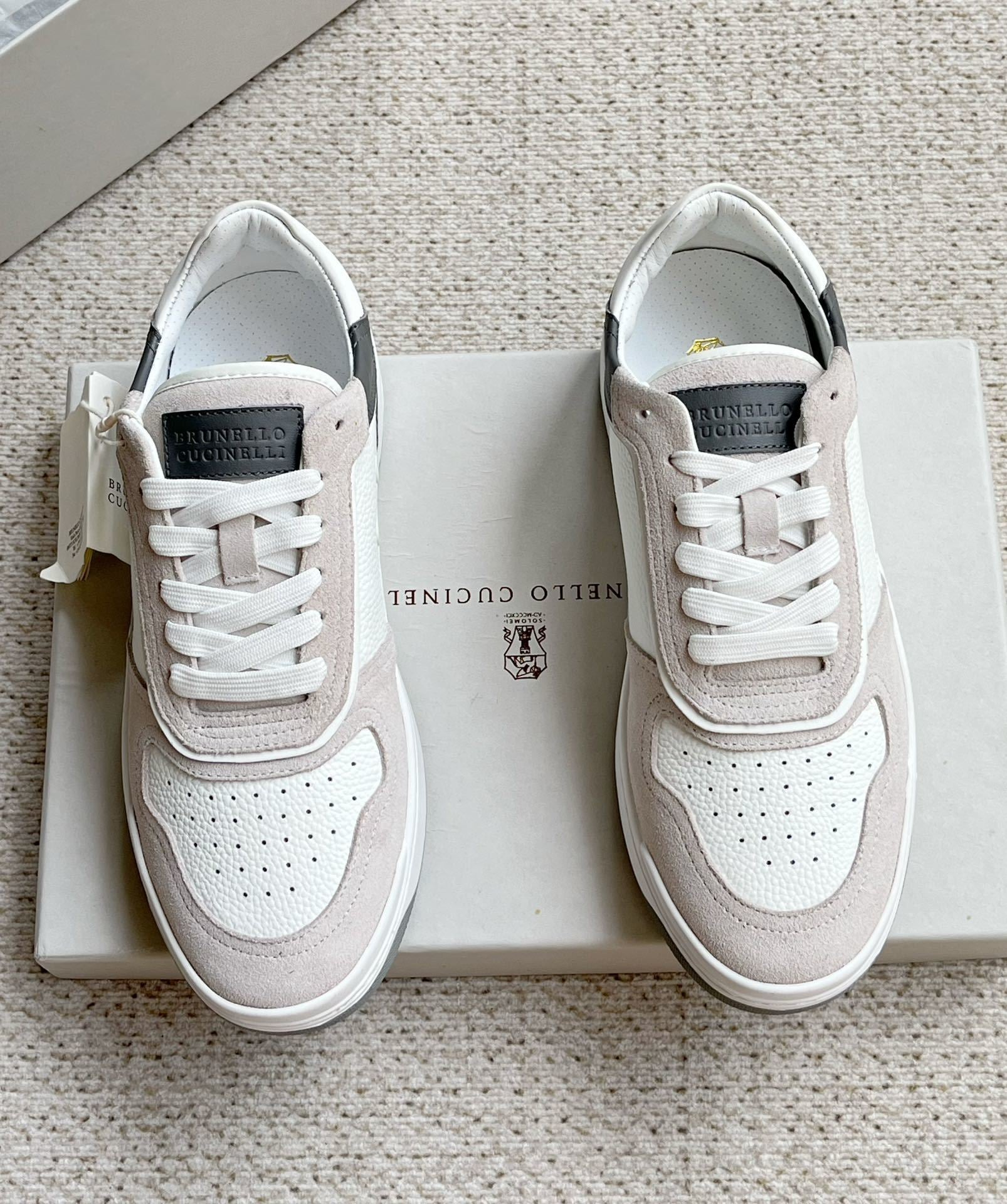 Tênis Brunello Cucinelli City Cream