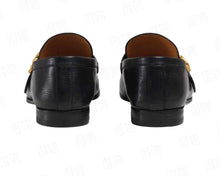Carregar imagem no visualizador da galeria, Gucci Plain Leather Loafers Black

