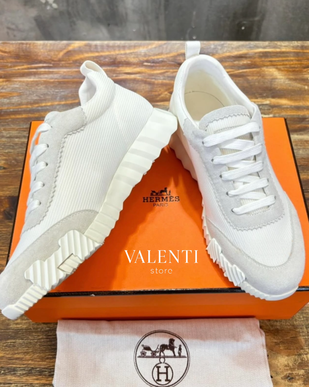 Tênis Hermès All White