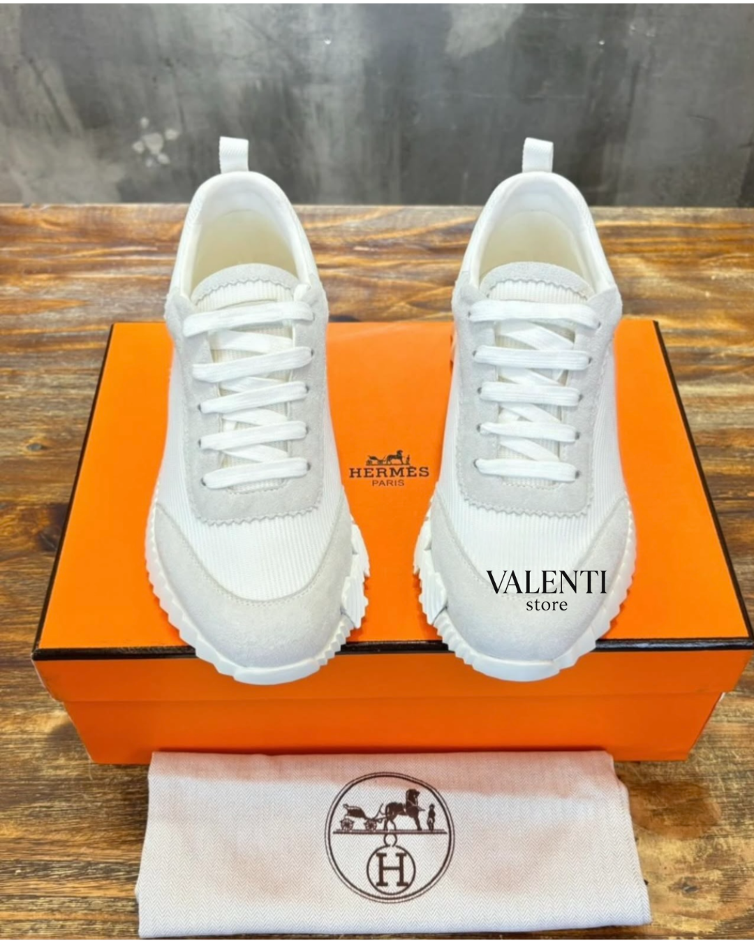 Tênis Hermès All White