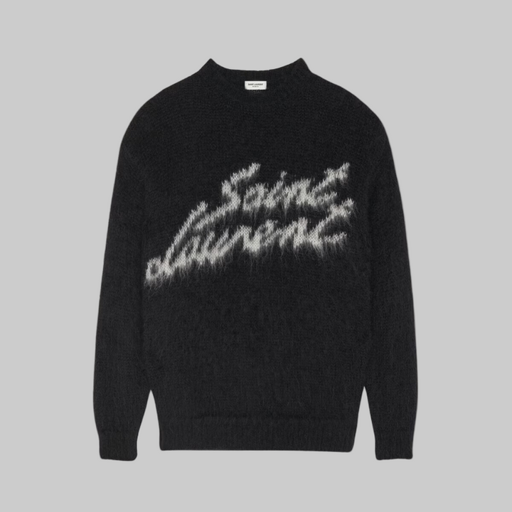 Suéter "Mohair Logo" Saint Laurent