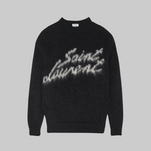 Carregar imagem no visualizador da galeria, Suéter &quot;Mohair Logo&quot; Saint Laurent
