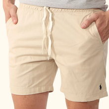 Carregar imagem no visualizador da galeria, Short Ralph Lauren Masculino Sarja Chino Black Icon Cáqui Claro
