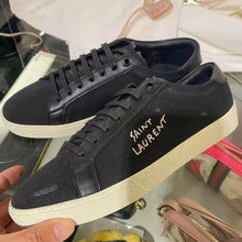 Tênis Cano Baixo Yves Saint Laurent Preto