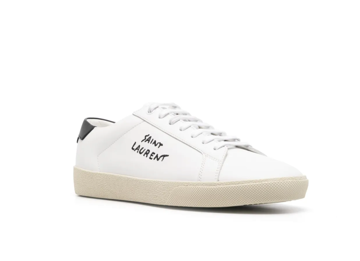 Tênis Cano Baixo Yves Saint Laurent Branco