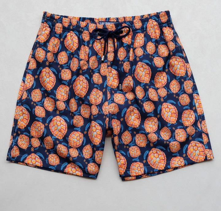 Shorts "Orange tortues" Vilebrequin