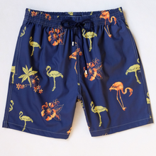 Carregar imagem no visualizador da galeria, Shorts "Blue Flamingo yellow" Vilebrequin
