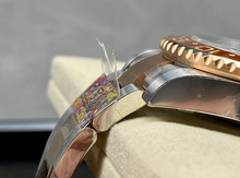 Carregar imagem no visualizador da galeria, Rolex GMT-Master II  'Root Beer' aço inoxidável ouro rose "Super C"
